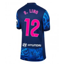 Atletico Madrid Samuel Lino #12 Tredjedrakt Kvinner 2024-25 Kortermet